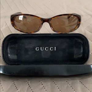 Gucci brown tortoise sunglasses